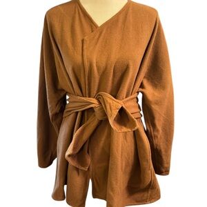 Vintage Yeohlee New York brown wool jacket